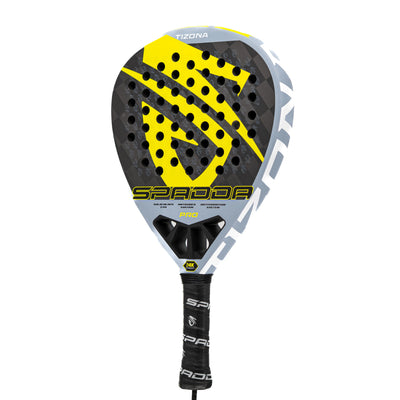 Spadda Tizona Pro 24K Carbon padel racket – front angled view
