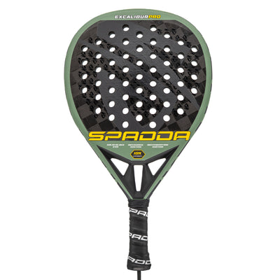 Spadda Excalibur Pro 18K Carbon Padel Racket – Elite Hybrid Shape for Ultimate Power & Control