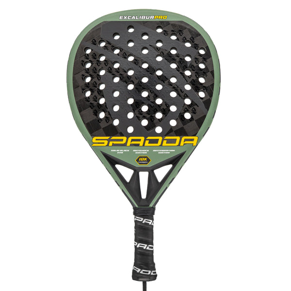 Spadda Excalibur Pro 18K Carbon Padel Racket – Elite Hybrid Shape for Ultimate Power & Control