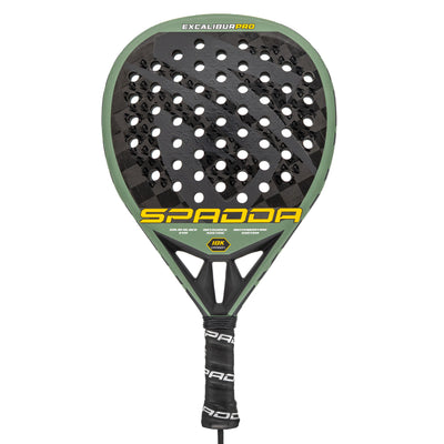 Spadda Excalibur Pro 18K Carbon padel racket – front view