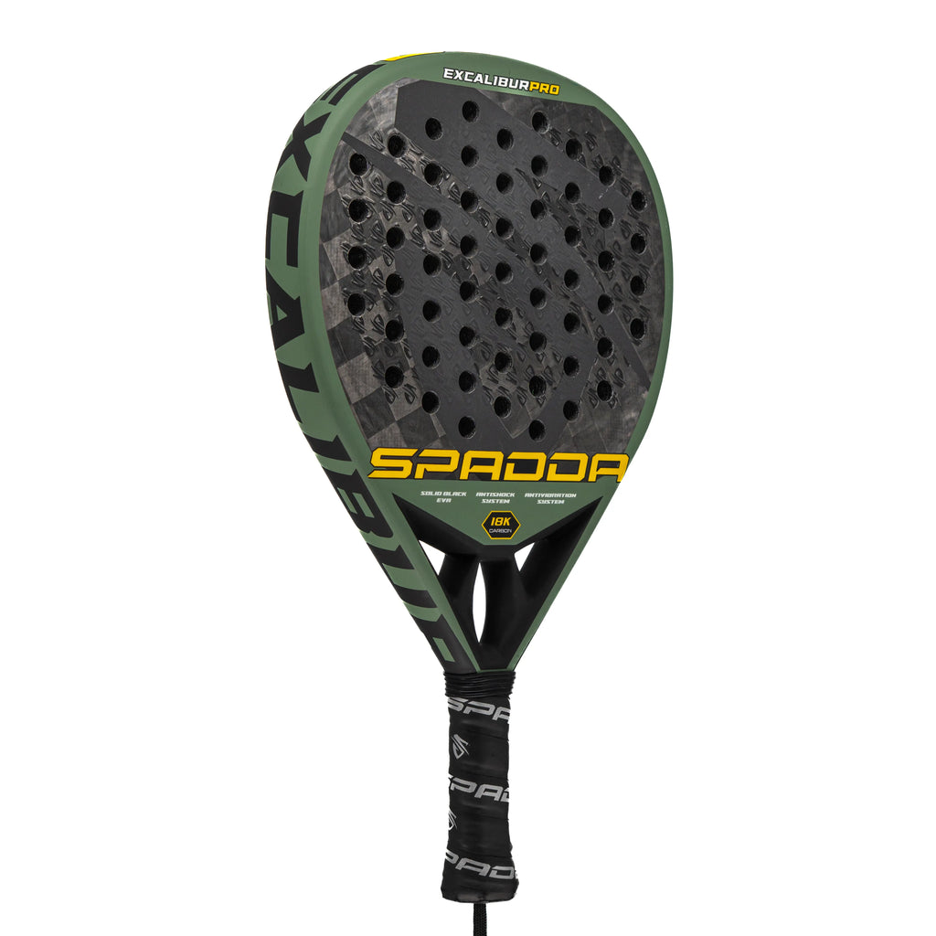 Spadda Excalibur Pro 18K Carbon padel racket – rear view