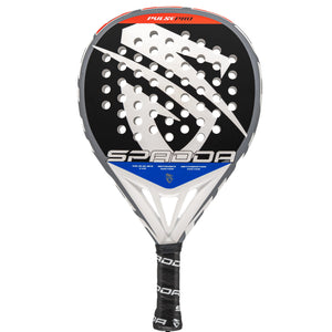 Spadda Pulse Pro Hybrid fiberglass padel racket – front view