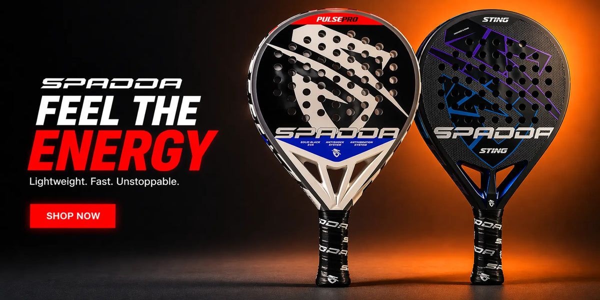 Spadda Pulse Pro and Sting padel rackets – Feel the Energy